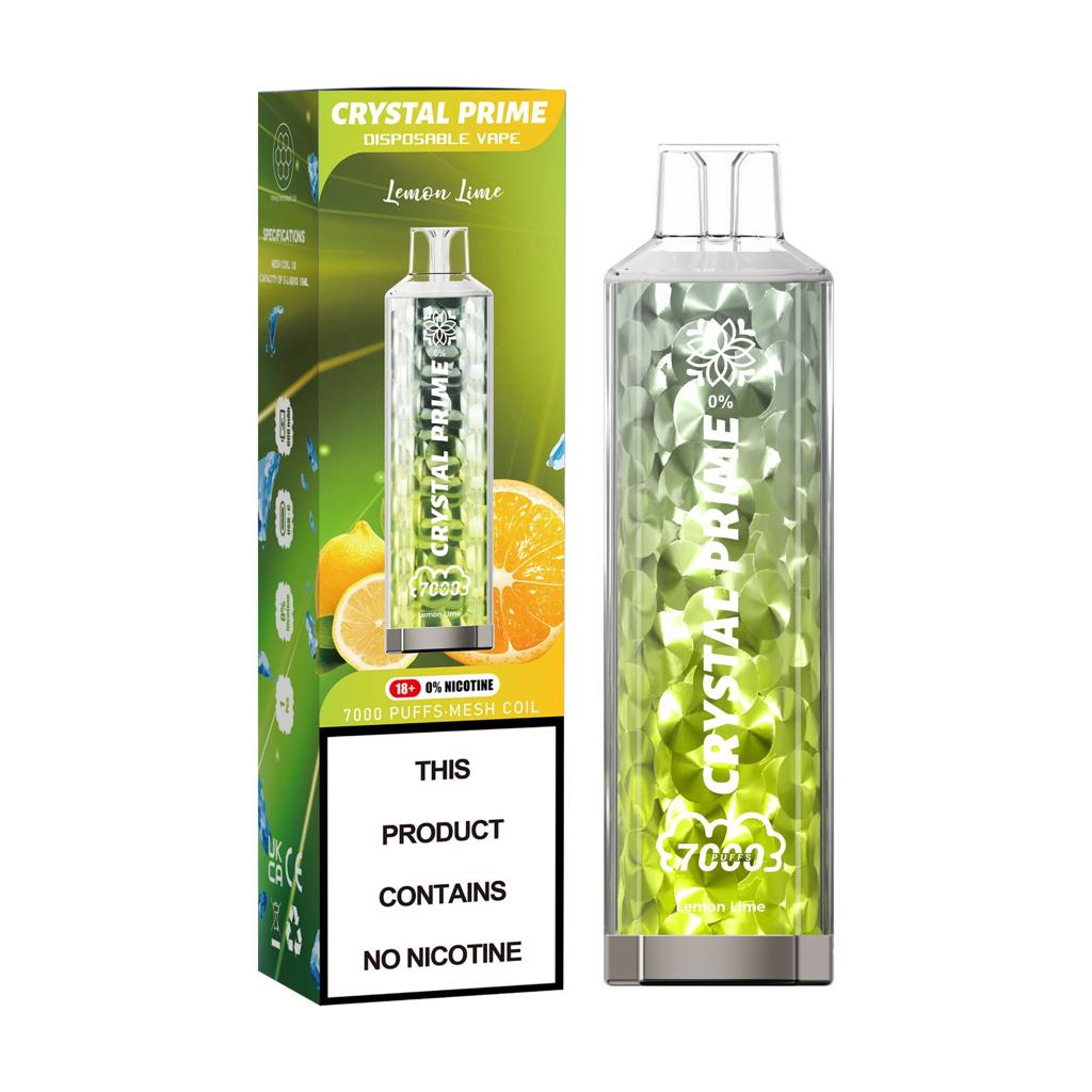 Zero Nicotine Crystal Prime 3D 7000 Prefilled Vape Kit - Pack of 10 Zero Nicotine Crystal Prime 3D 7000 Prefilled Vape Kit - Pack of 10