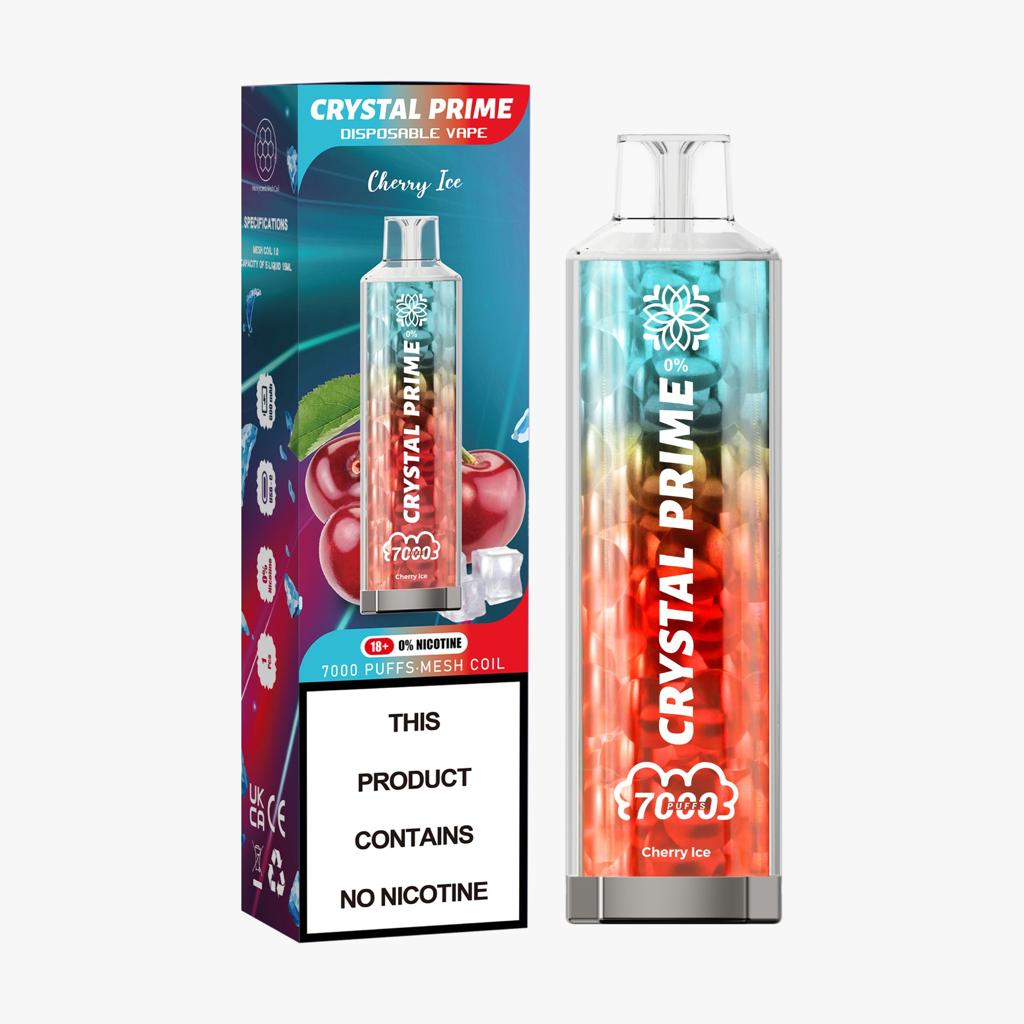 Zero Nicotine Crystal Prime 3D 7000 Prefilled Vape Kit - Pack of 10 Zero Nicotine Crystal Prime 3D 7000 Prefilled Vape Kit - Pack of 10