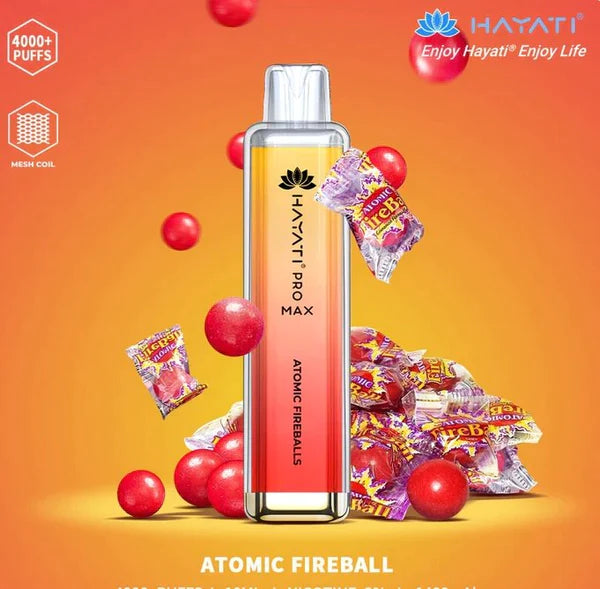 Hayati Pro Max 4000 Atomic Fireball Flavour