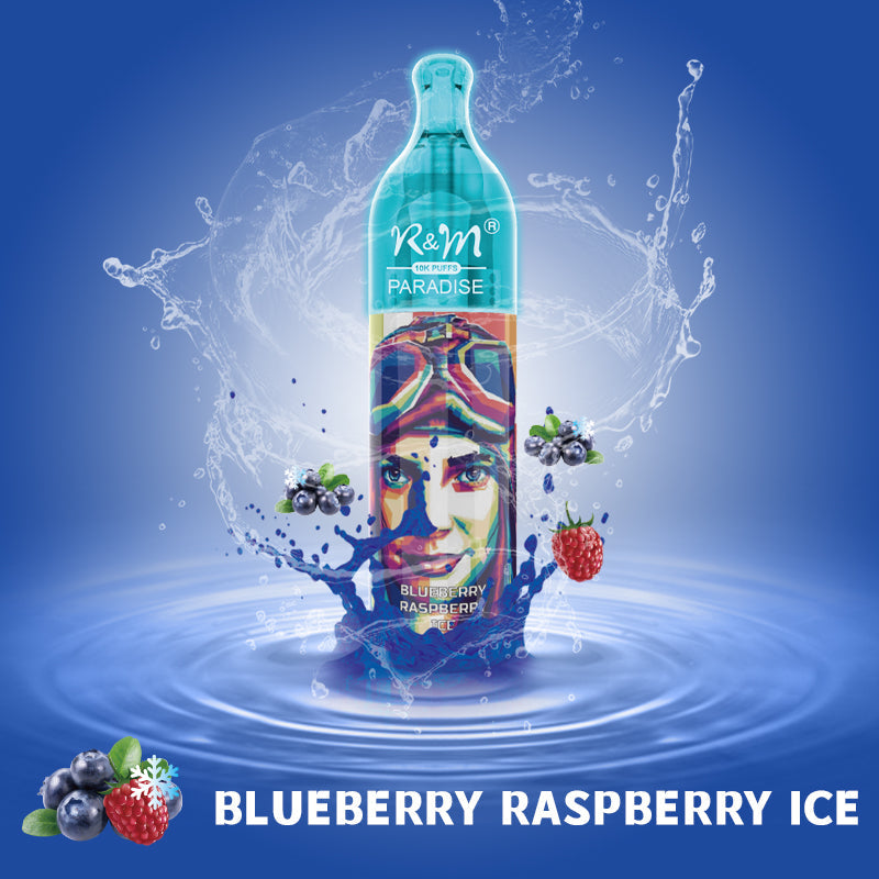 R&M Paradise 10000 Blueberry Raspberry Ice flavour