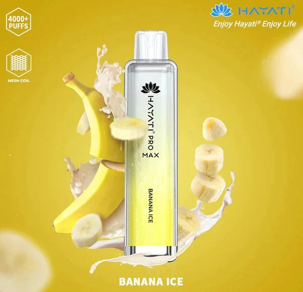 Hayati Pro Max 4000 Banana Ice Flavour