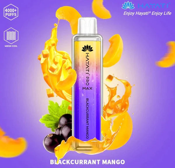 Hayati Pro Max 4000 Blackcurrant Mango Flavour