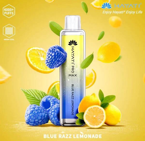 Hayati Pro Max 4000 Blue Razz Lemonade Flavour