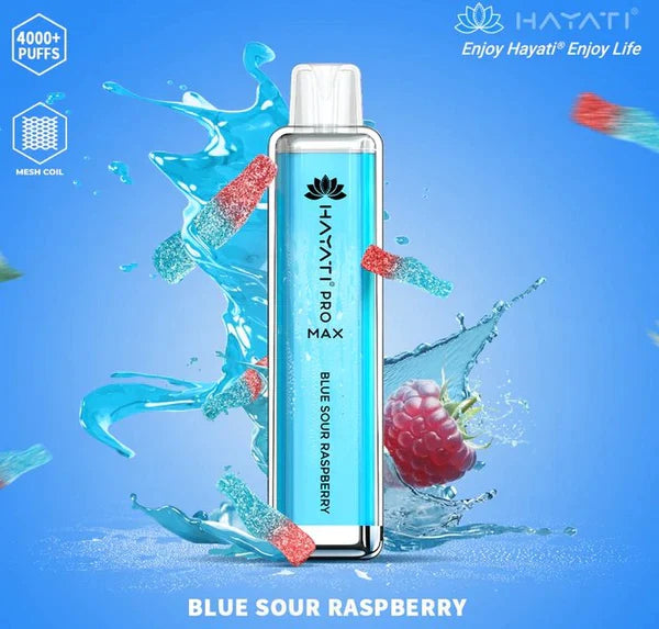 Hayati Pro Max 4000 Blue Sour Raspberry Flavour