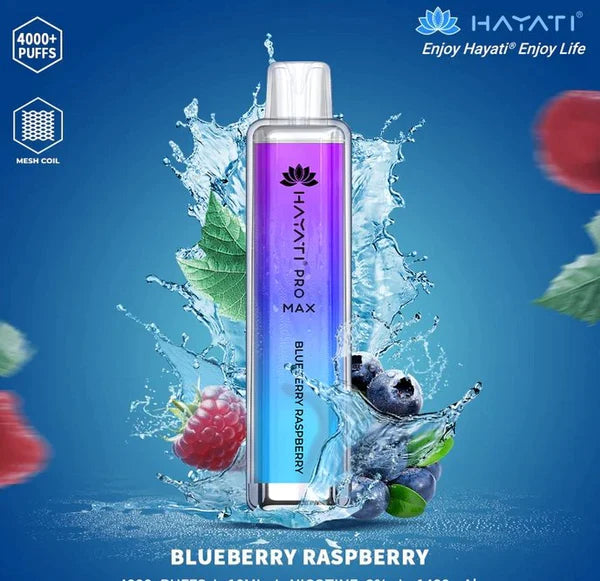 Hayati Pro Max 4000 Blueberry Raspberry Flavour