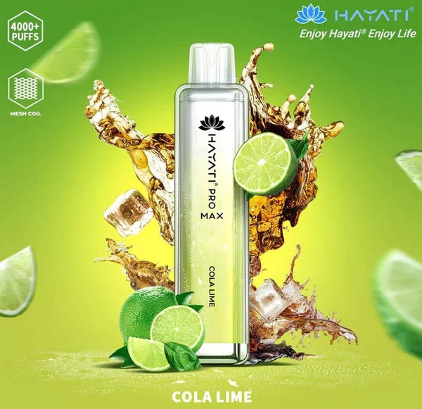 Hayati Pro Max 4000 Cola Lime Flavour