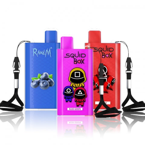 RandM Squid Box 5200 Puffs (Pack of 10)