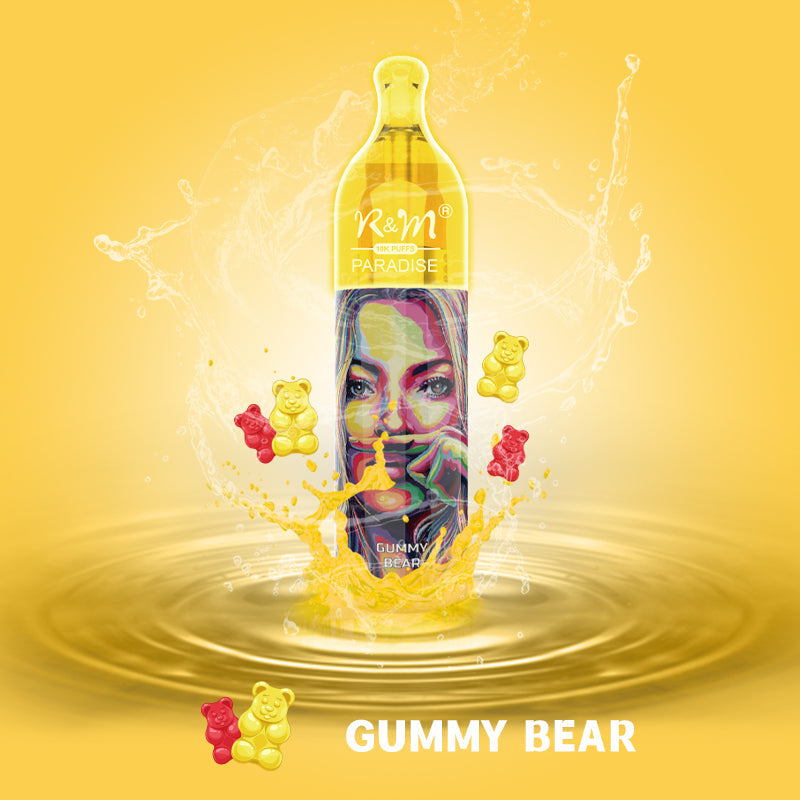 R&M Paradise 10000 Gummy Bear flavour
