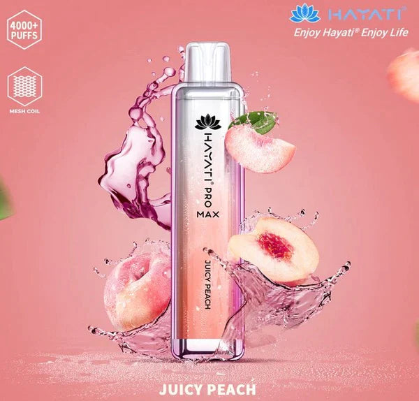 Hayati Pro Max 4000 Juicy Peach Flavour
