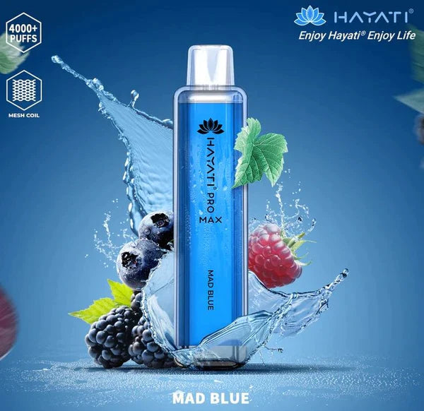 Hayati Pro Max 4000 Mad Blue Flavour