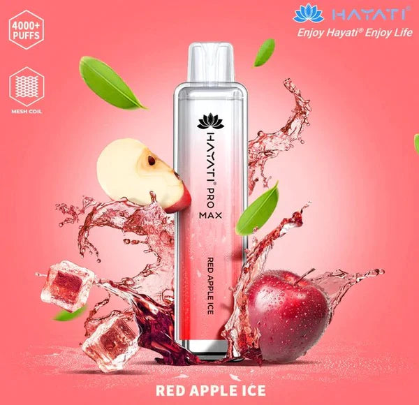 Hayati Pro Max 4000 Red Apple Ice Flavour