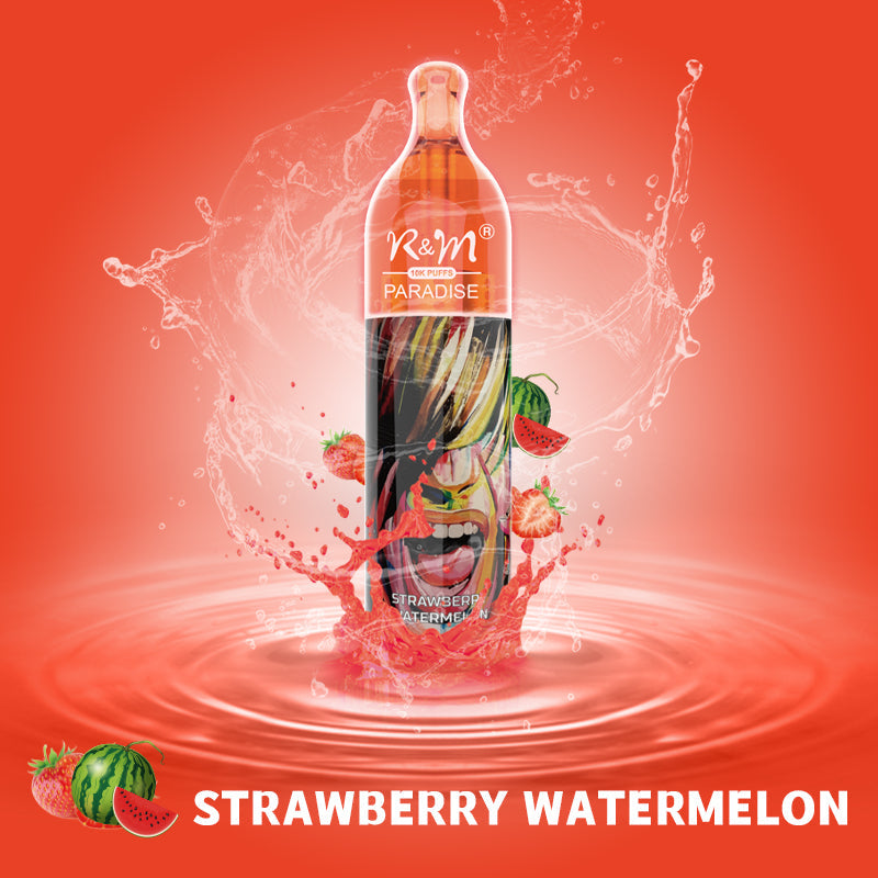 R&M Paradise 10000 Strawberry Watermelon flavour