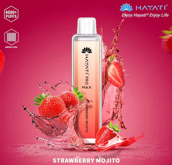Hayati Pro Max 4000 Strawberry Mojito Flavour