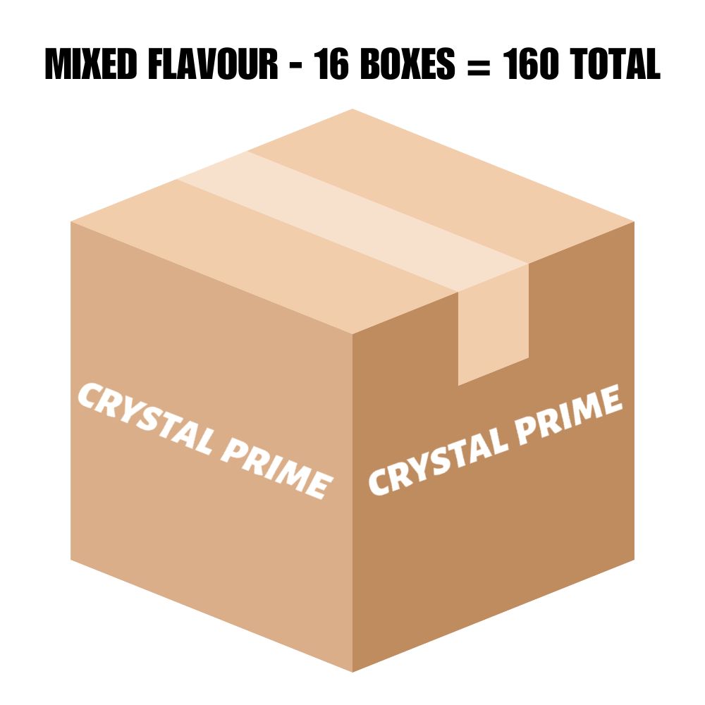 Crystal Prime 7000 Disposable Vape - Full Carton (16 Boxes Mixed Flavours)