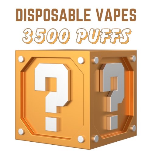 Disposable Vape Mystery Box - 3500 Puffs - Box of 5