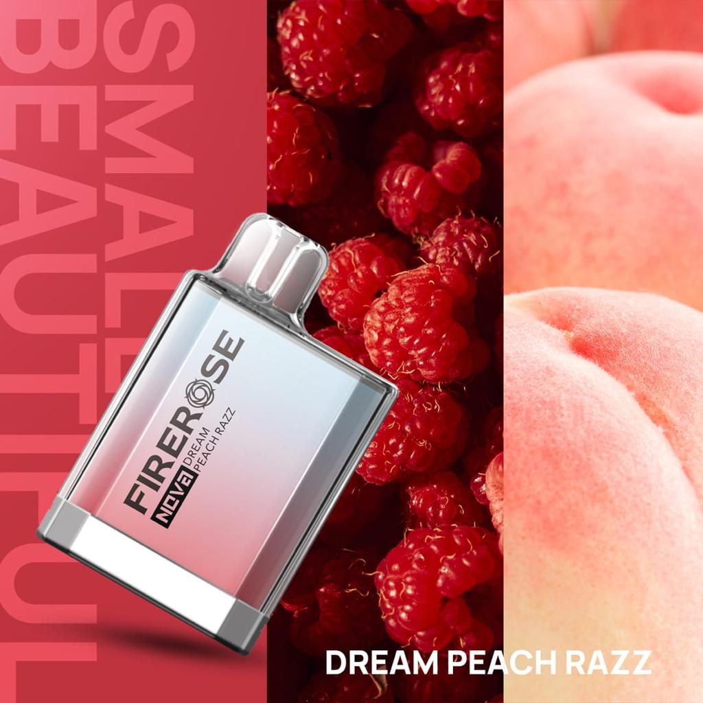 Elux Firerose Nova 600 Dream Peach Razz flavour
