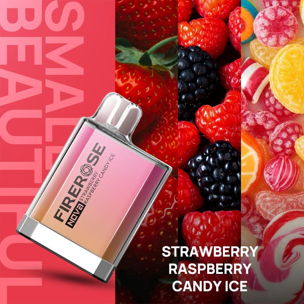 Elux Firerose Nova 600 Strawberry Raspberry Candy Ice flavour
