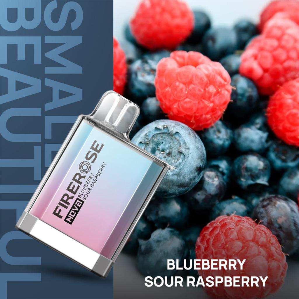 Elux Firerose Nova 600 Blueberry Sour Raspberry flavour