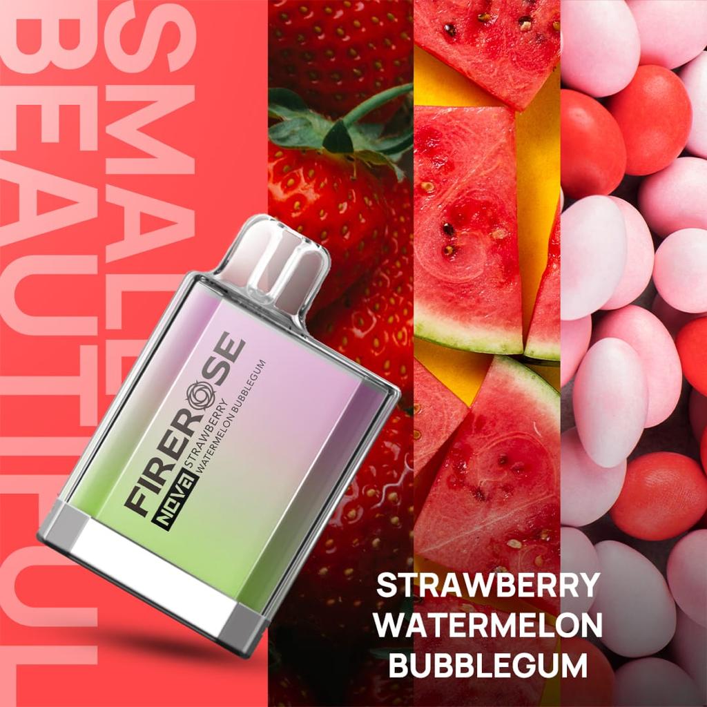 Elux Firerose Nova 600 Strawberry Watermelon Bubblegum flavour