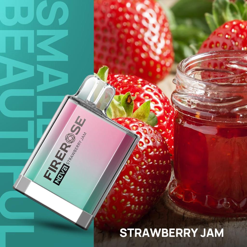 Elux Firerose Nova 600 Strawberry Jam flavour