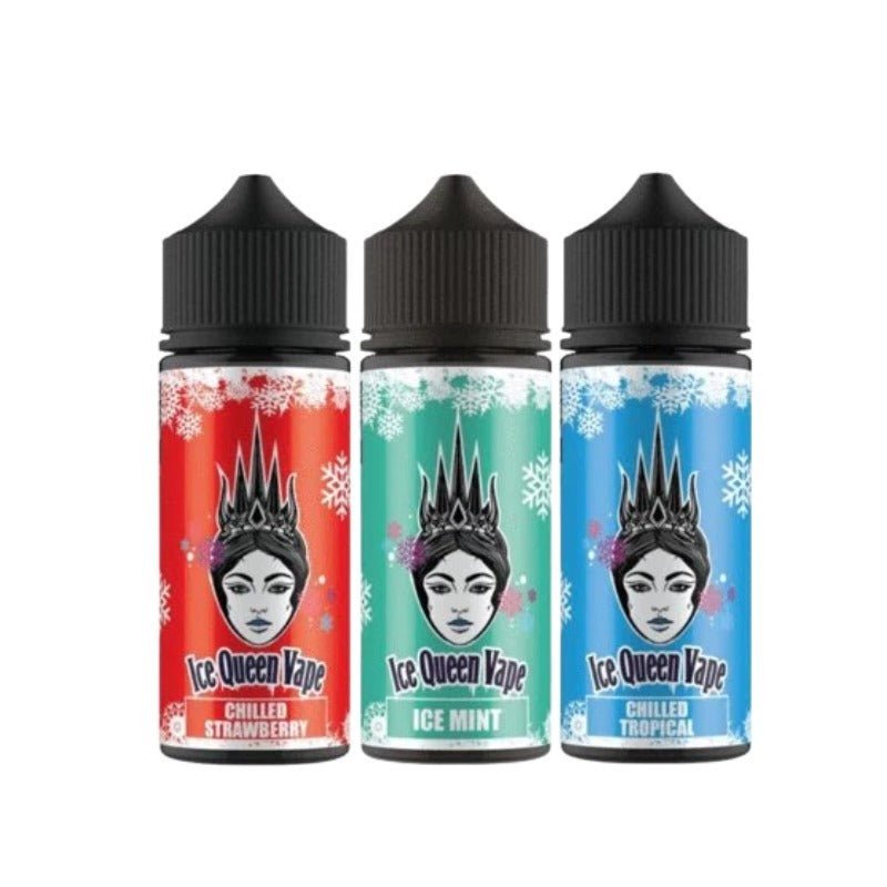 ice queen vape 100ml e liquid QUEEN 100ML STRAWBERRY QUEEN AROMA SHORTFILL main image 1