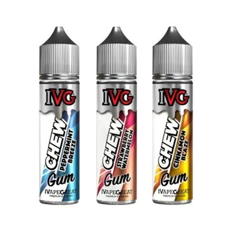 IVG Gum Range 50ml Shortfill (Pack Of 10)