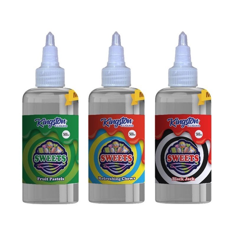 Kingston E-liquids Sweets 500ml Shortfill (Pack Of 10)