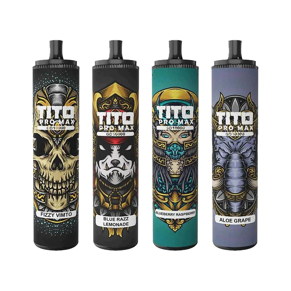 Tito Pro Max GD 10000 Disposable Vape Pod (Pack of 10)